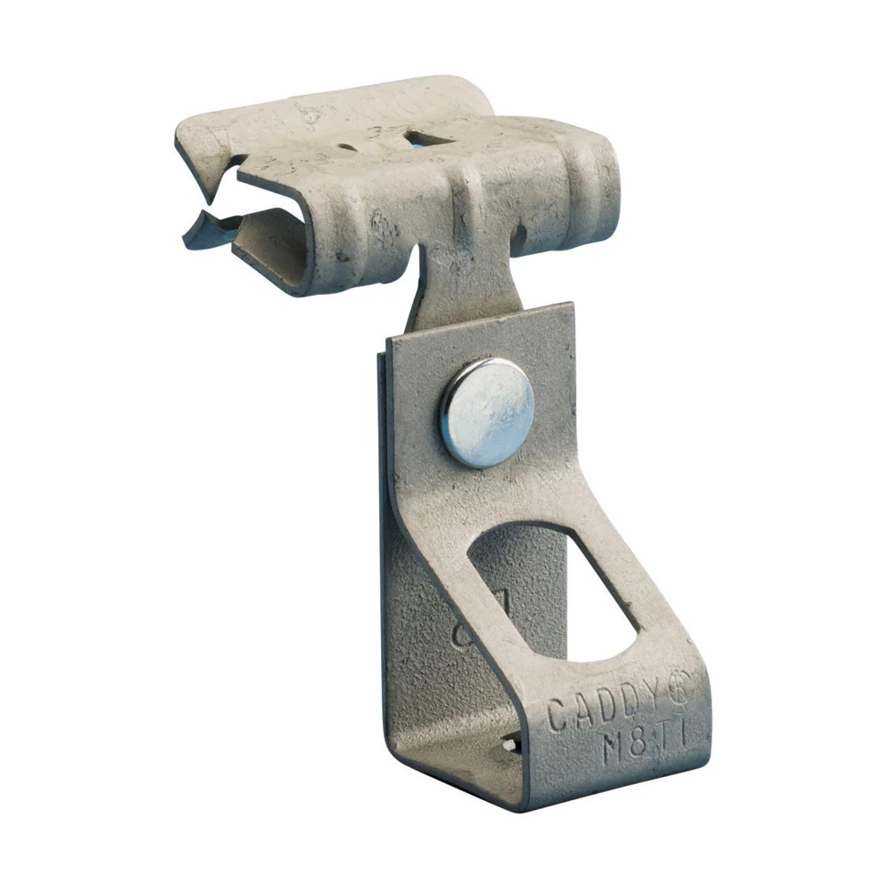 H-Ti/T Rod to Flange Clip, 0.25" Hole, Threaded, 0.125"0.25" Flange