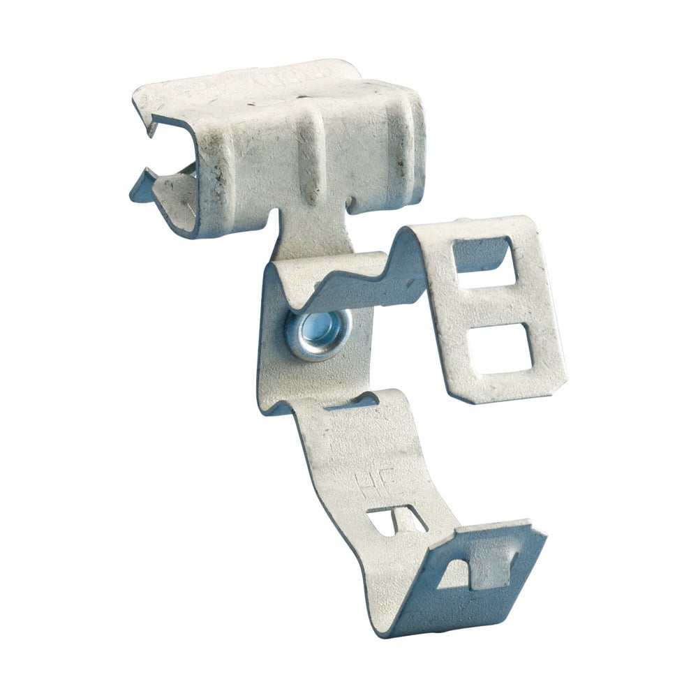 H-MSM Conduit/Pipe to Flange Clip, Side Mount, Spring Steel, 1 1/4" EMT, 9/16"3/4" Flange