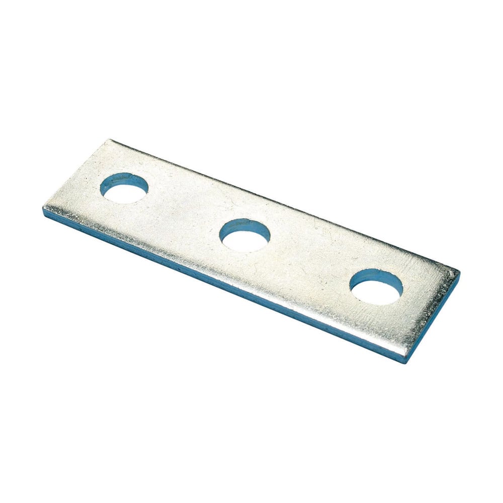Three Hole Flat Bracket, Steel, EG, 5.375"