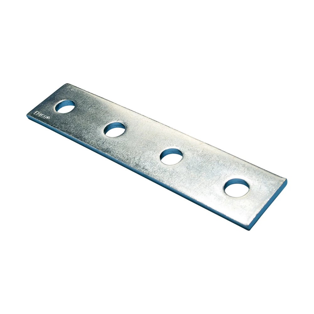 Four Hole Flat Bracket, Steel, EG, 7.25"