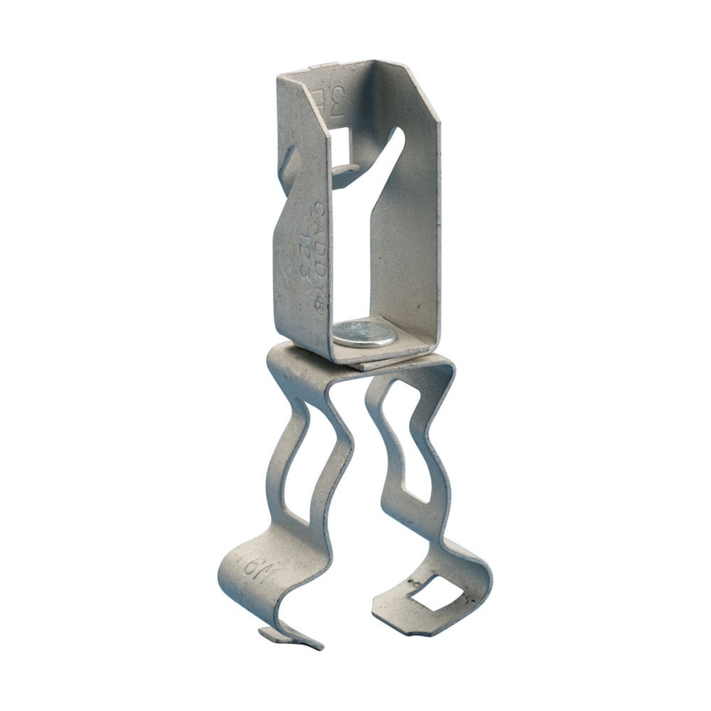 123-M Conduit to Z Purlin Clip, 3/8" Flexible, 14-2 to 12-3 MC/AC, 0.551"?0.709" OD, 0.06"?0.1" Flange