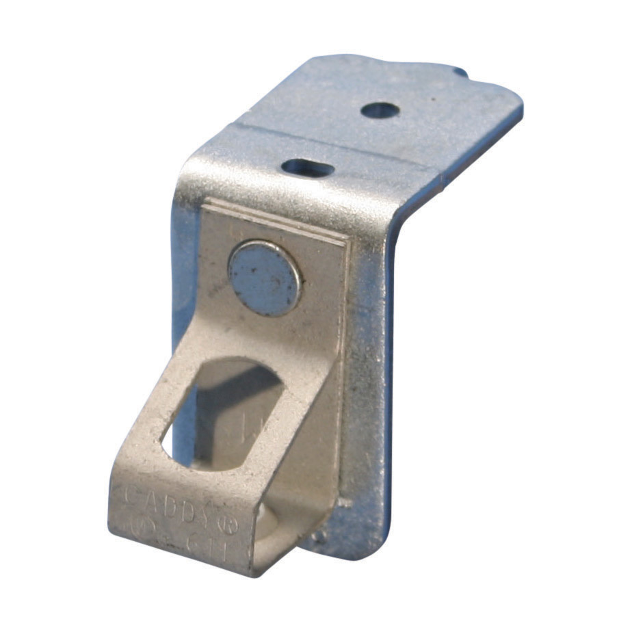 Thread Install Rod Hanger with Pin Driven Angle Bracket, 3/8" Hole 1, Threaded