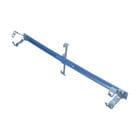 B18-Z Box/Conduit Hanger with Rod/Wire Clip, 3/8" Flexible, 14-2 to 12-3 MC/AC, 1/4" Rod, #12 Wire