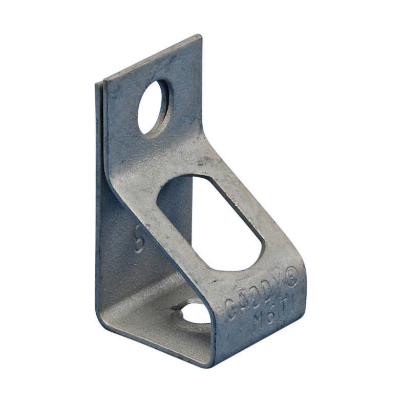 Thread Install Rod Hanger, 0.375" Hole 1, Threaded, 0.25" Hole 2