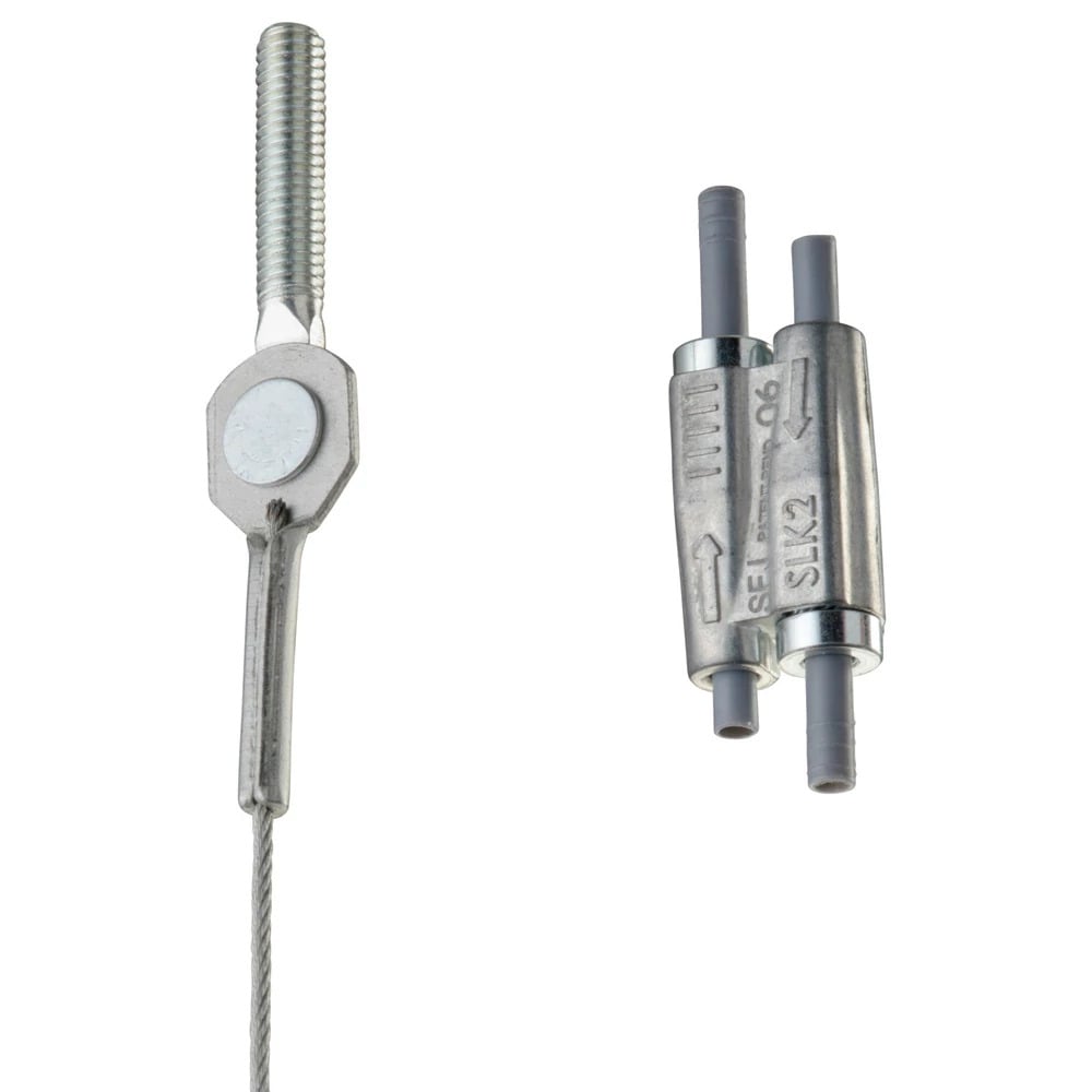 nVent CADDY Speed Link SLK with Threaded Stud End, 1.5 mm Wire, 9.9' Length, 1/4" Rod