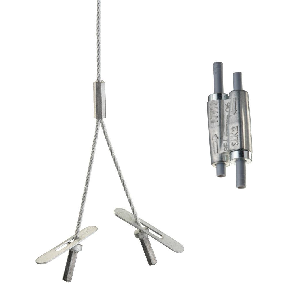 nVent CADDY Speed Link SLK with Y-Toggle, 2 mm Wire, 9.9' Length, 11.8" Y-Length