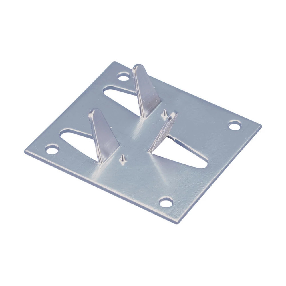 Crimp Bonding Plate, Aluminum, 3 in Min Contact Area
