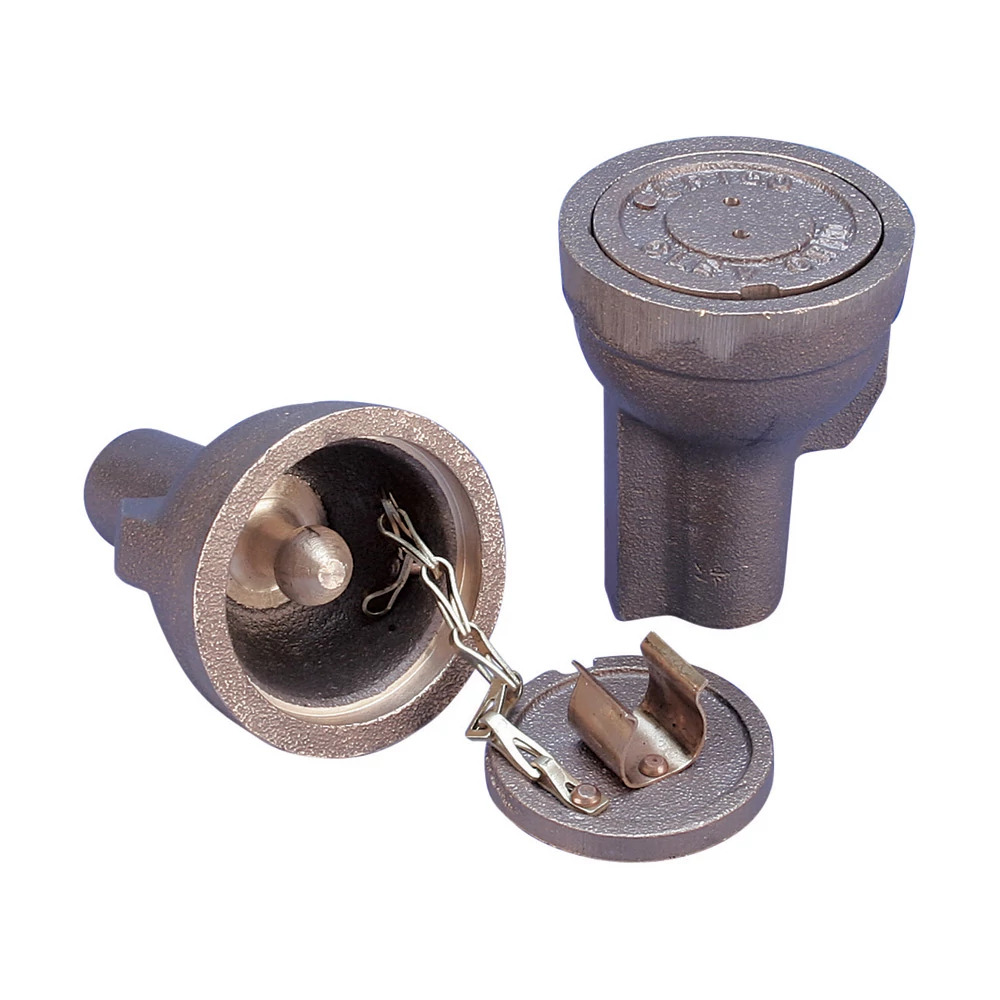 Aircraft Grounding Receptacle for Threaded Ground Rods with Spring Clip Included