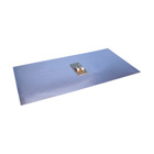 Copper Ground Plate with Cable Attachments, 1 x 12" x 24"