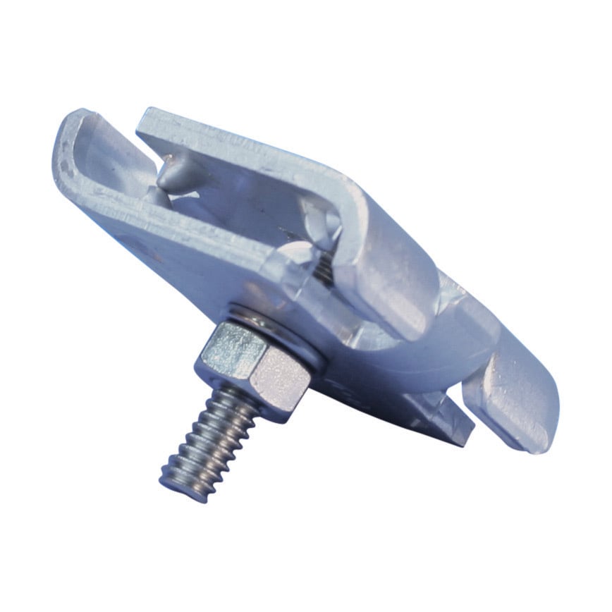 Stamped Bolted Parallel Cable Connector, Aluminum, Class 1 - Class 2 (4/0 Max)