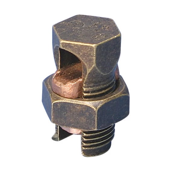 Split Bolt Connector, #6 Solid-#2 Stranded, 16 mm Stranded-25 mm Stranded