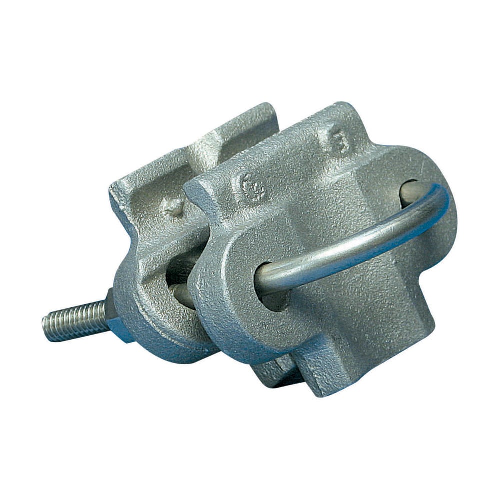 Cast U-Bolt Pipe Clamp, Brass, Bare