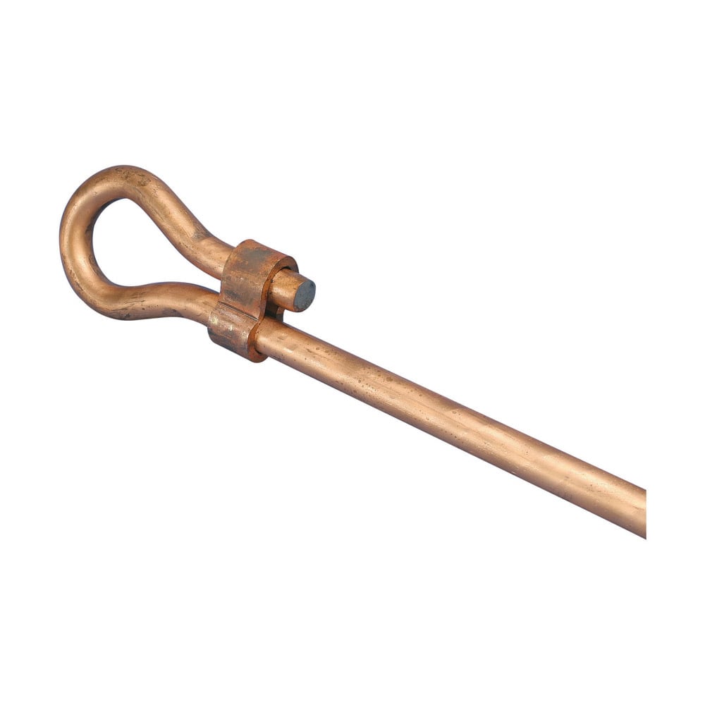 Aircraft Grounding Tie Down, 2" dia, 10', 3/4 UNC Thread