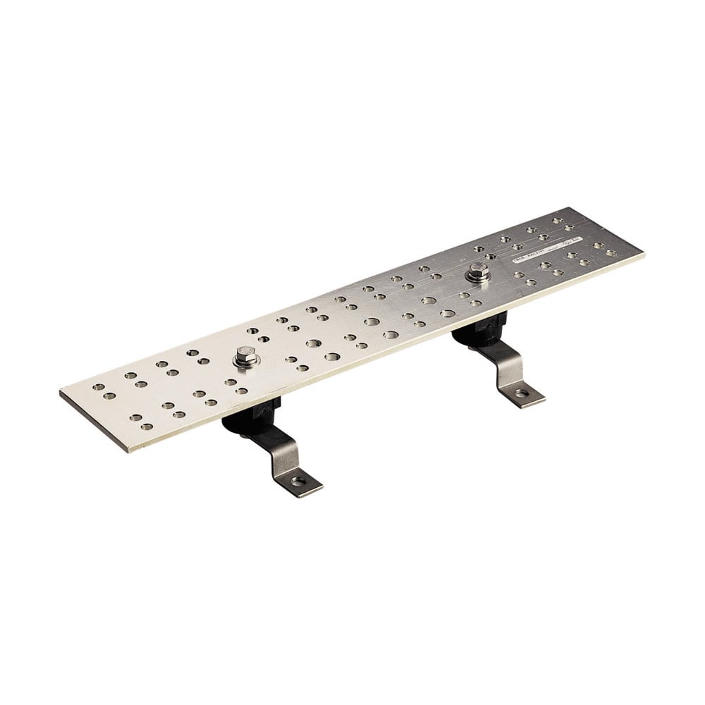 Telecom Main Grounding Busbar, Tinned, 17 3/4"