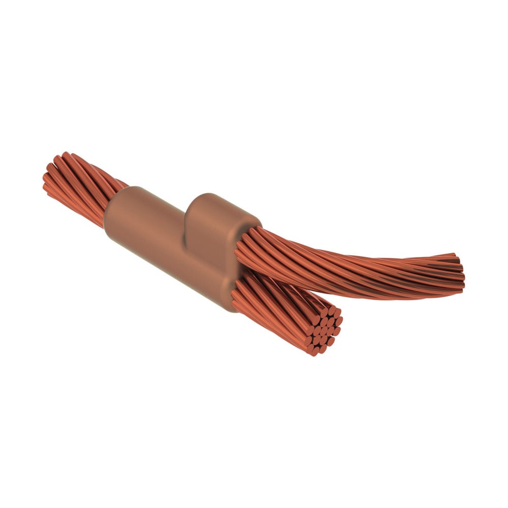 Cable to Cable, PC, 2/0 Concentric, 0.418" Conductor 1 OD, #6 Solid, 0.162" Conductor 2 OD