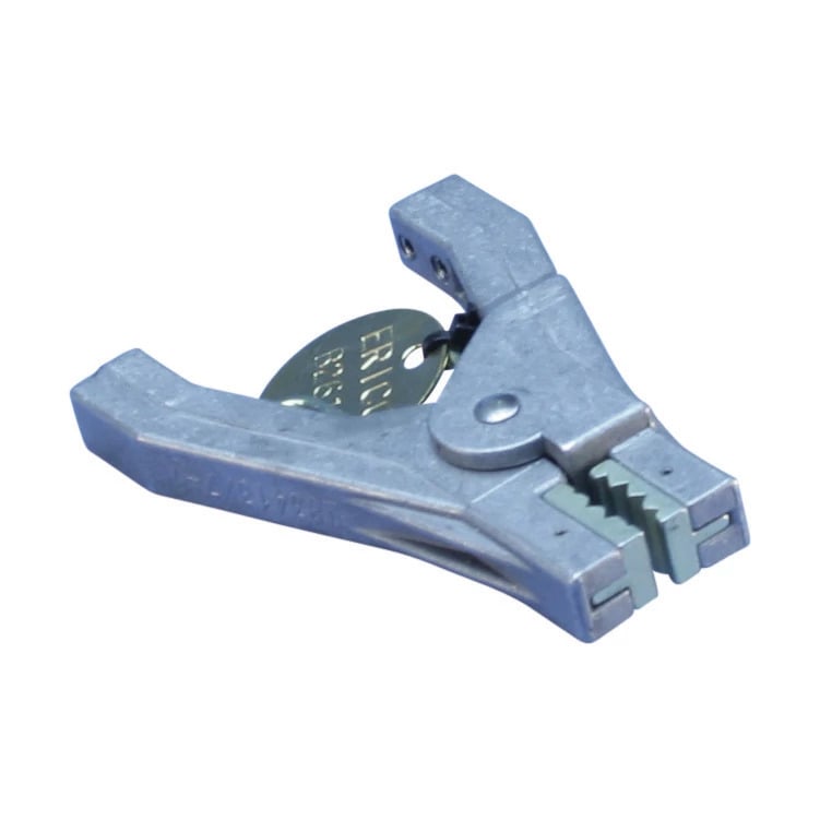 Aircraft Grounding Clamp, 3/4" Max Jaw Opening, 3/4" Throat Depth