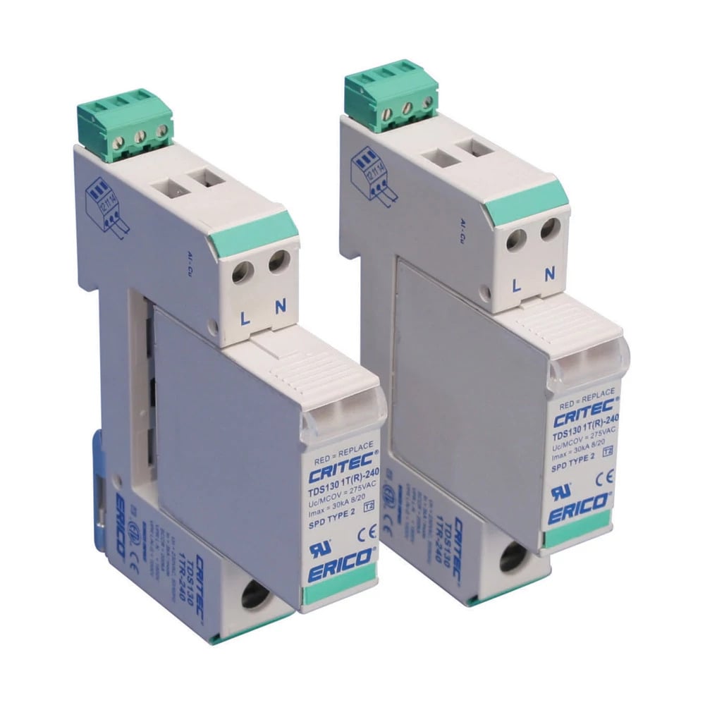 Transient Discriminating Surge Diverter, 20 kA 3 Mode, 120 V, Remote Contacts