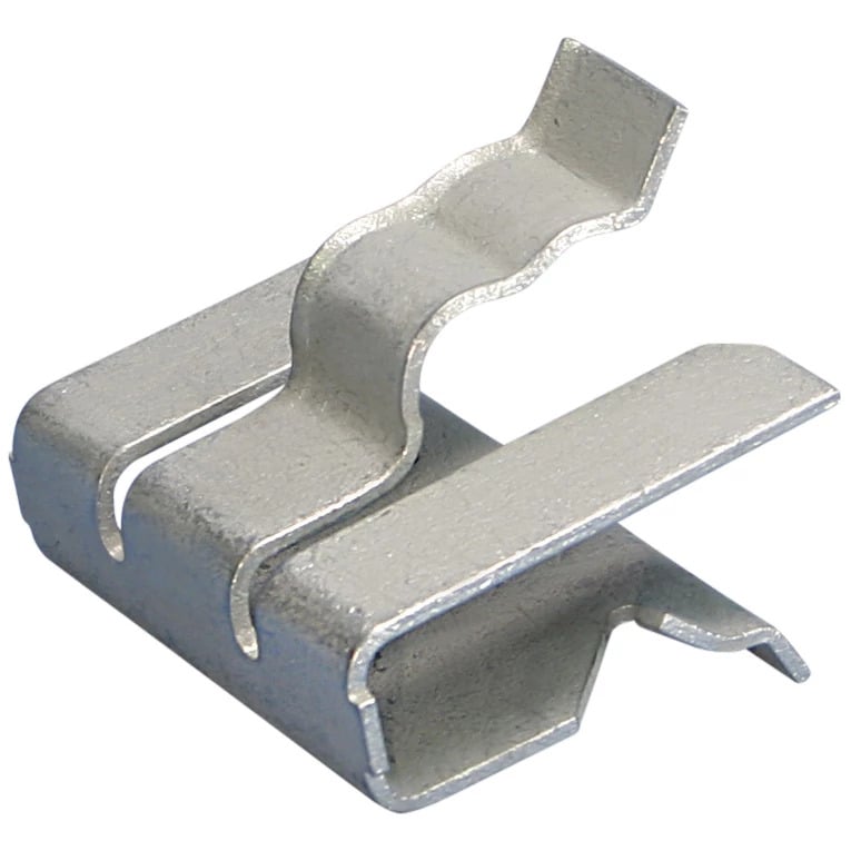 Rail clip, Hammer-On, 2 Conductors, Parallel Inside, ? 3/8"