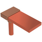 Ground Rod to Lug or Busbar, CN, Copper-bonded, 3/4" dia, 3 mm x 25 mm