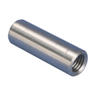Threaded Coupler for Stainless Steel Ground Rod, Threaded, 3/4" dia, 3.06", 3/4 UNC Thread