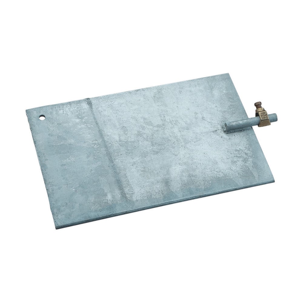 Steel Ground Plate, EG, HDC58 Connector, 16" x 10" x 1/4"
