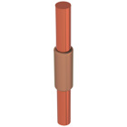 Ground Rod Splice/Grounding Receptacle, GB, Copper-bonded, 0.75" dia, B165