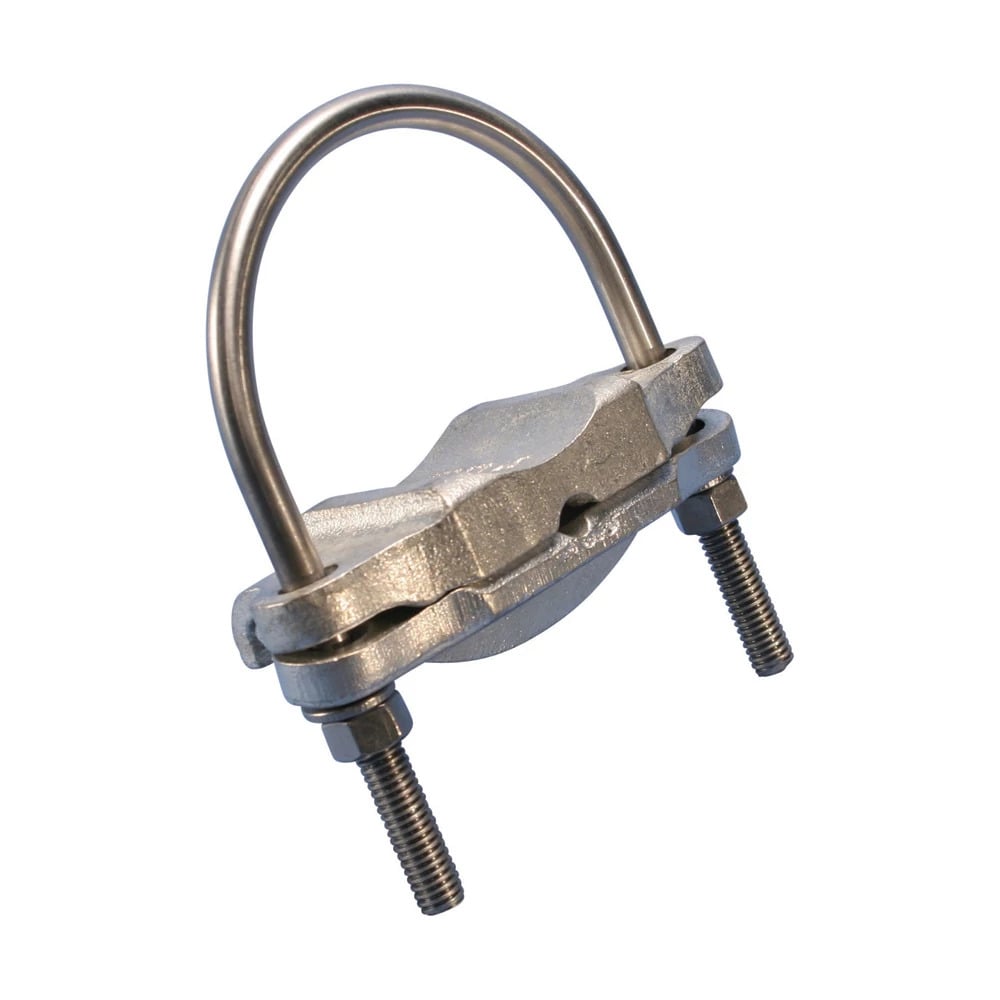 Fence Clamp, One Conductor, 3" Fence Post, #4 Solid-2/0 Stranded, 16 mm Stranded-70 mm Stranded