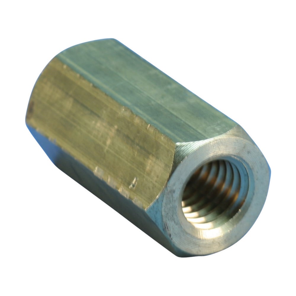 Female-Female Adaptor, Imperial Thread, Copper, 5/8 UNC, 5/8 UNC