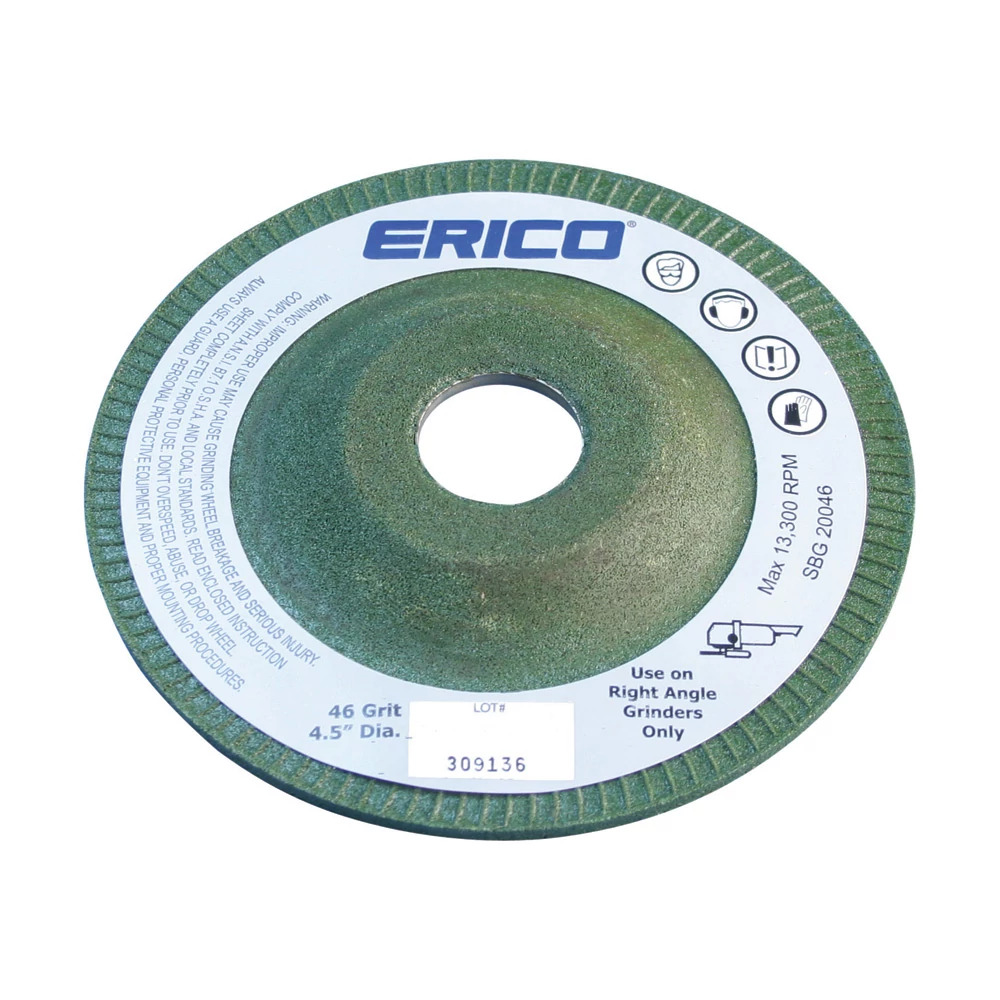Portable Rail Grinder Grinding Wheel, Depressed Center, 0.1"