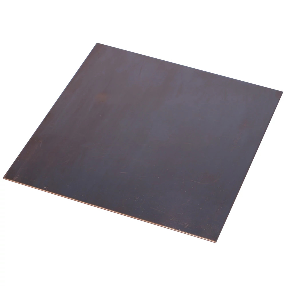 Copper Ground Plate, Tinned, 24" x 24", No Pigtail, 1/8"