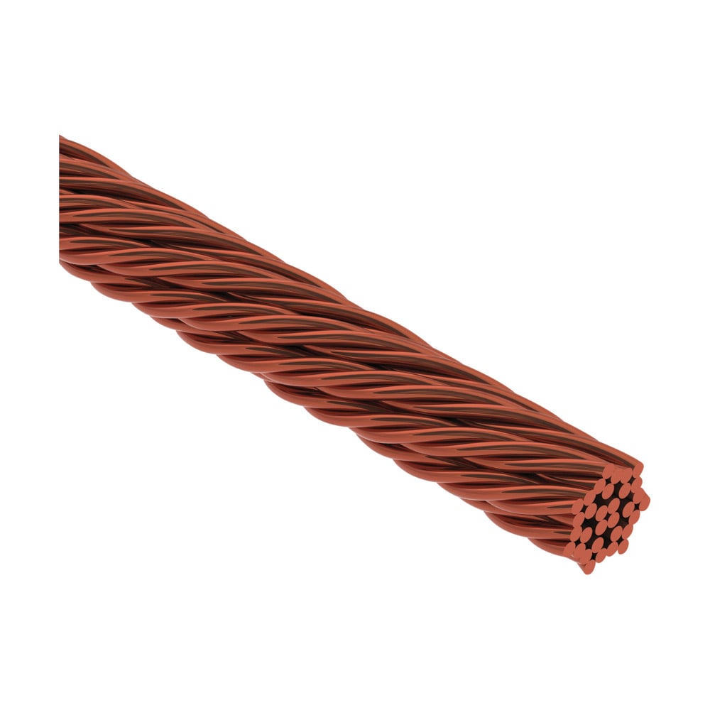 Non-Insulated Stranded Conductor for Lightning Protection, Copper, Ropelay, 132.52 kcmil