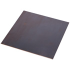 Copper Ground Plate, Bare, 12" x 24", End Pigtail, #4 Solid, 1/16"