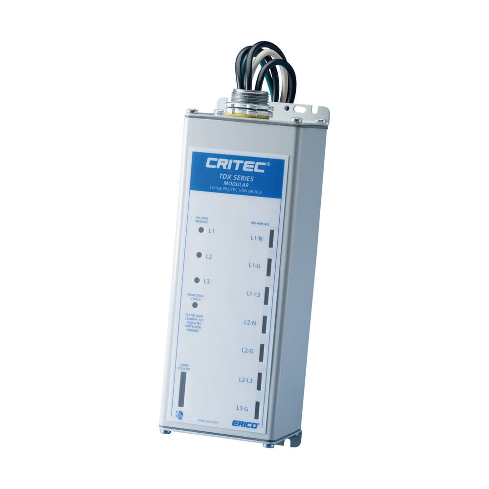Modular TDX Panel Protector, 100 kA with Surge Counter, 120/240 V Un, 1Ph 3W+G Distribution System
