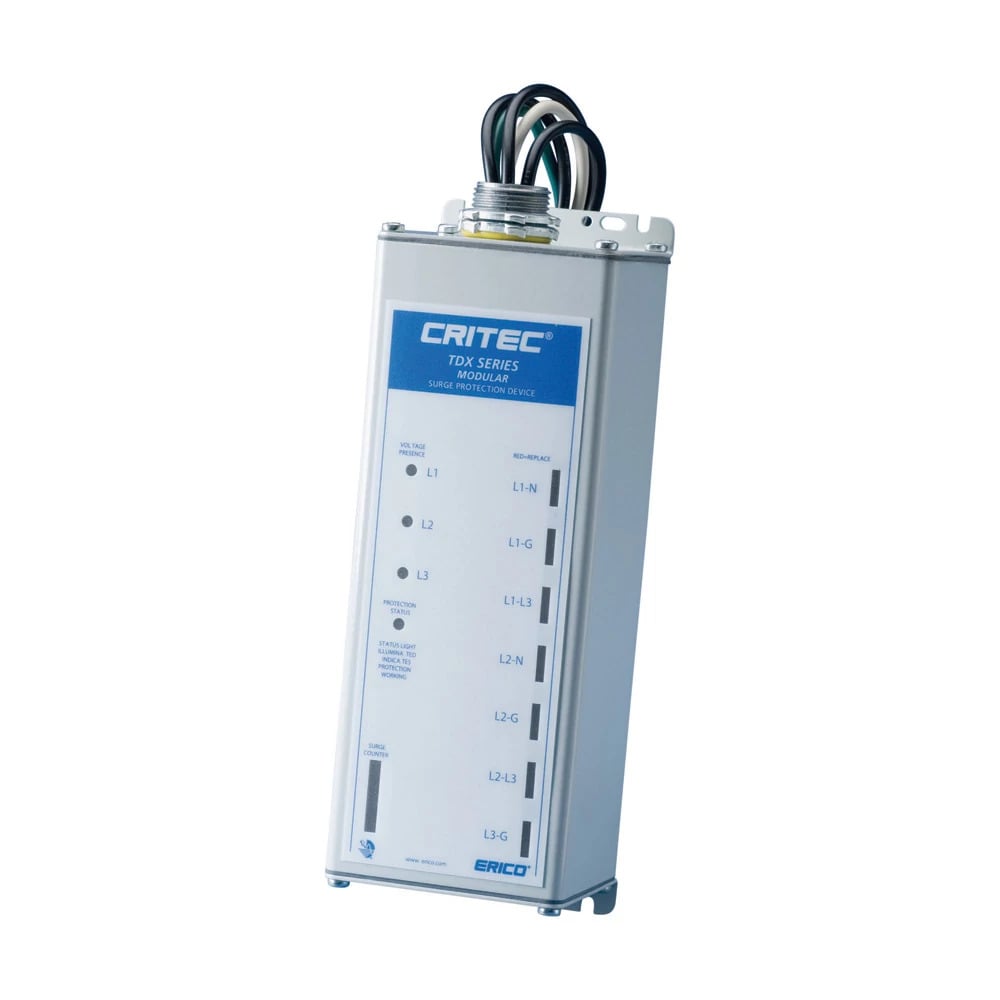 Modular TDX Panel Protector, 100 kA with Surge Counter, 277/480 V Un, 3Ph 4W+G Distribution System