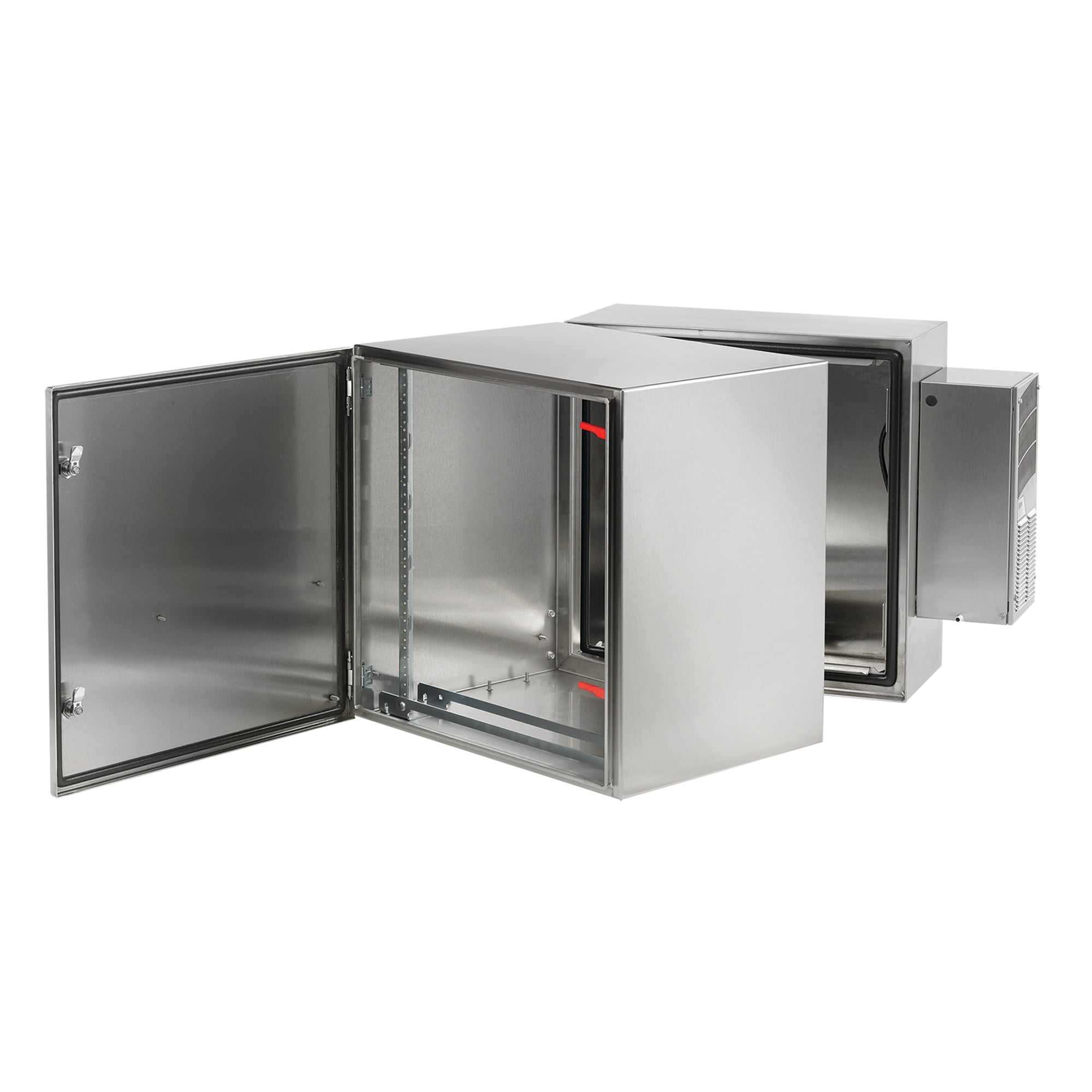 ProTek Double-Hinge Solid AC Type 4 4X 12, 36.30x23.62x31.06, Brushed, SS304