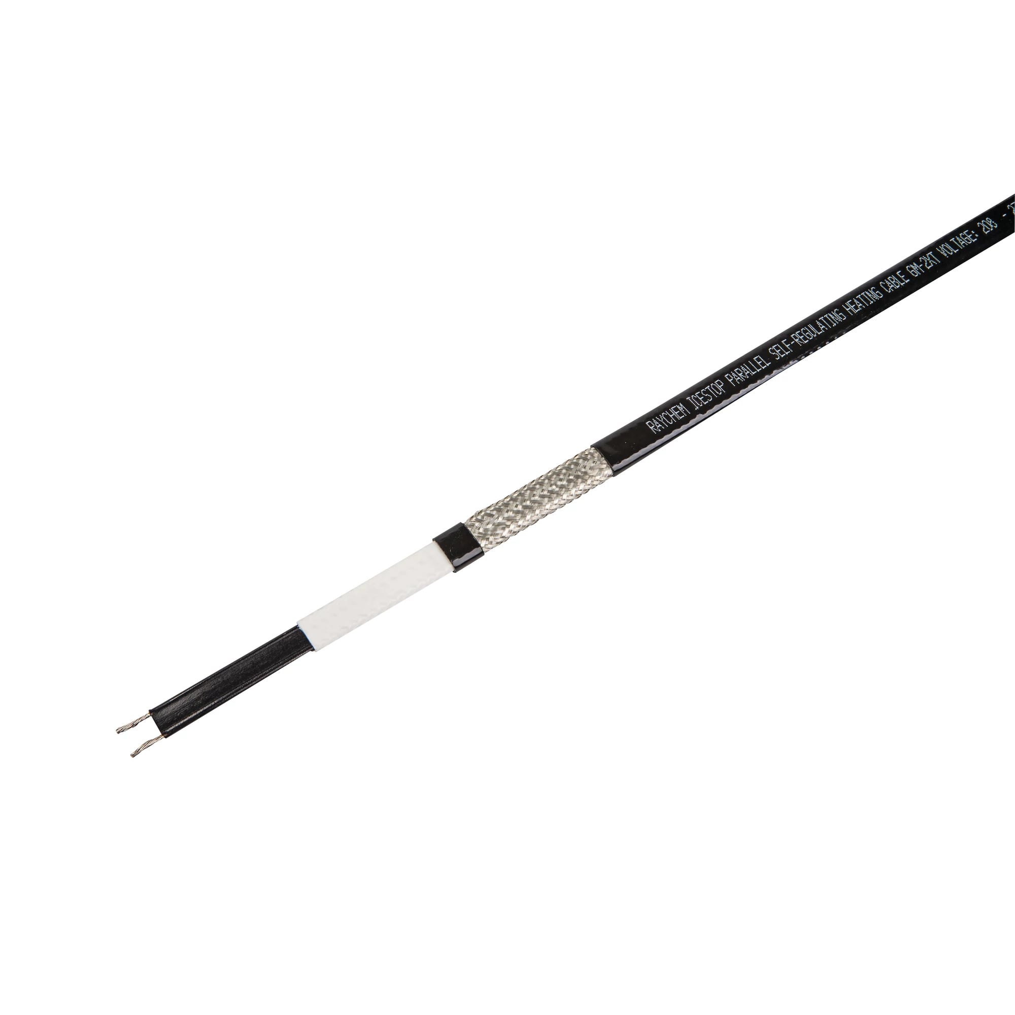 IceStop Self-Regulating Heating Cable, 240 V with fluoropolymer jacket