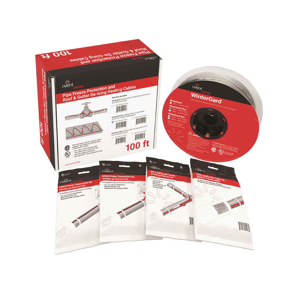 WinterGard Plus Self-Reg Heating Cable TruckPak, 120 V, 100 ft