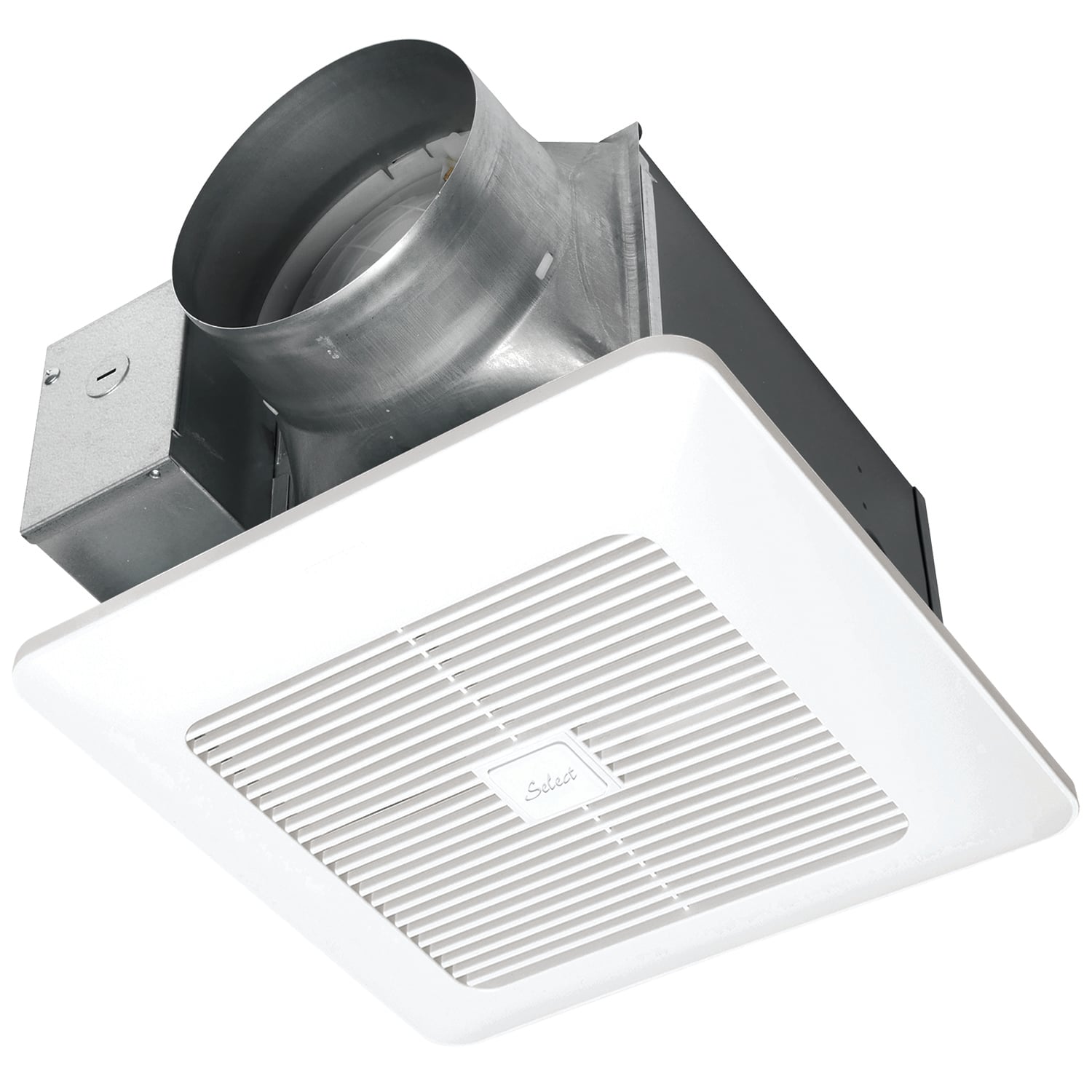 Fan with ECM Motor and Pick-A-Flow 110, 130 or 150 CFM.