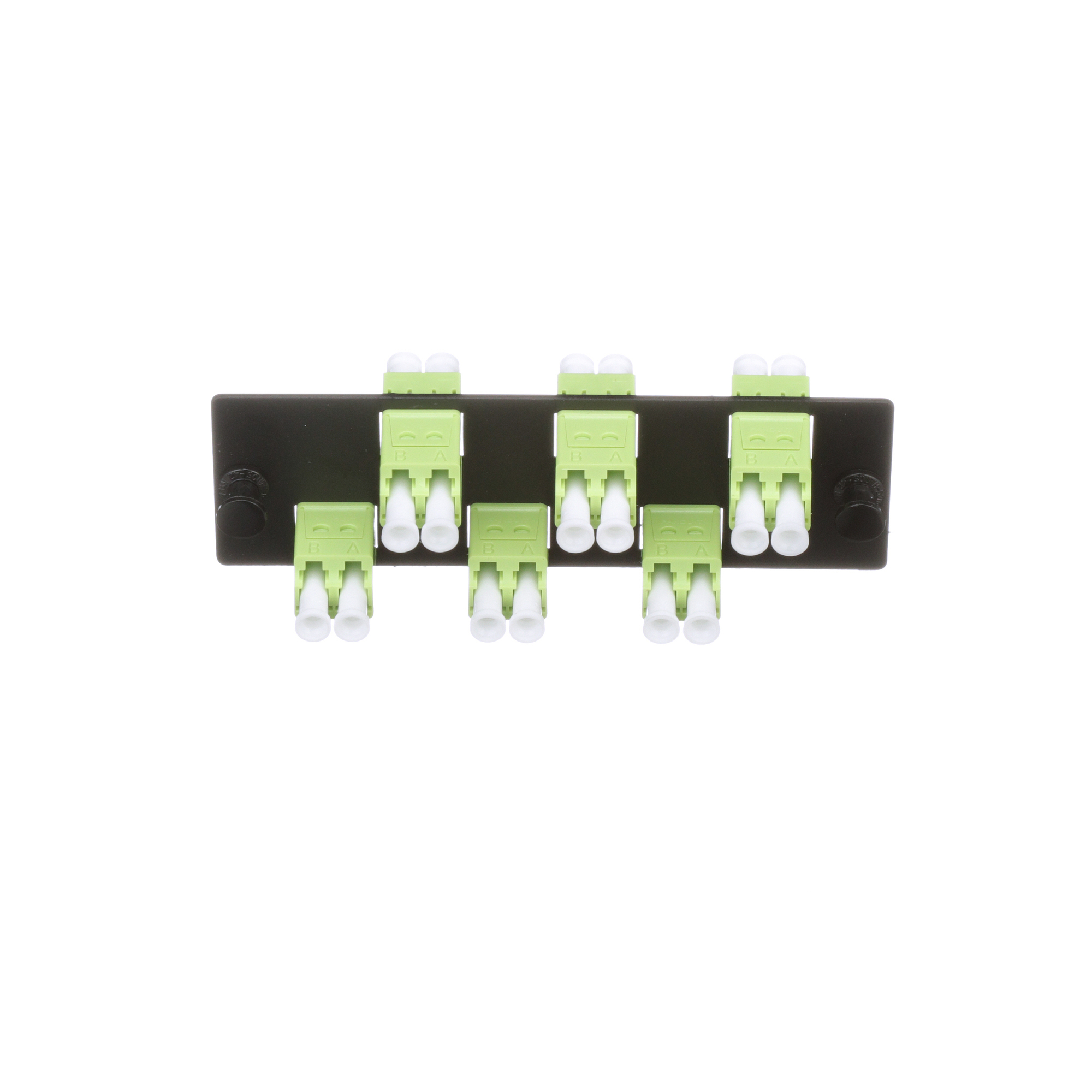 FAP w/6 LC Dupl Adapters (LM) Zirconia  