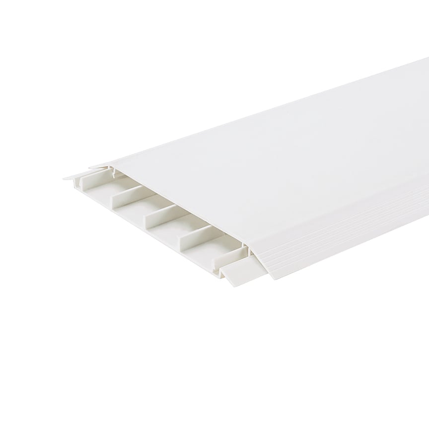 ABOVE FLOOR RACEWAY 4-CHANNEL BASE AND C