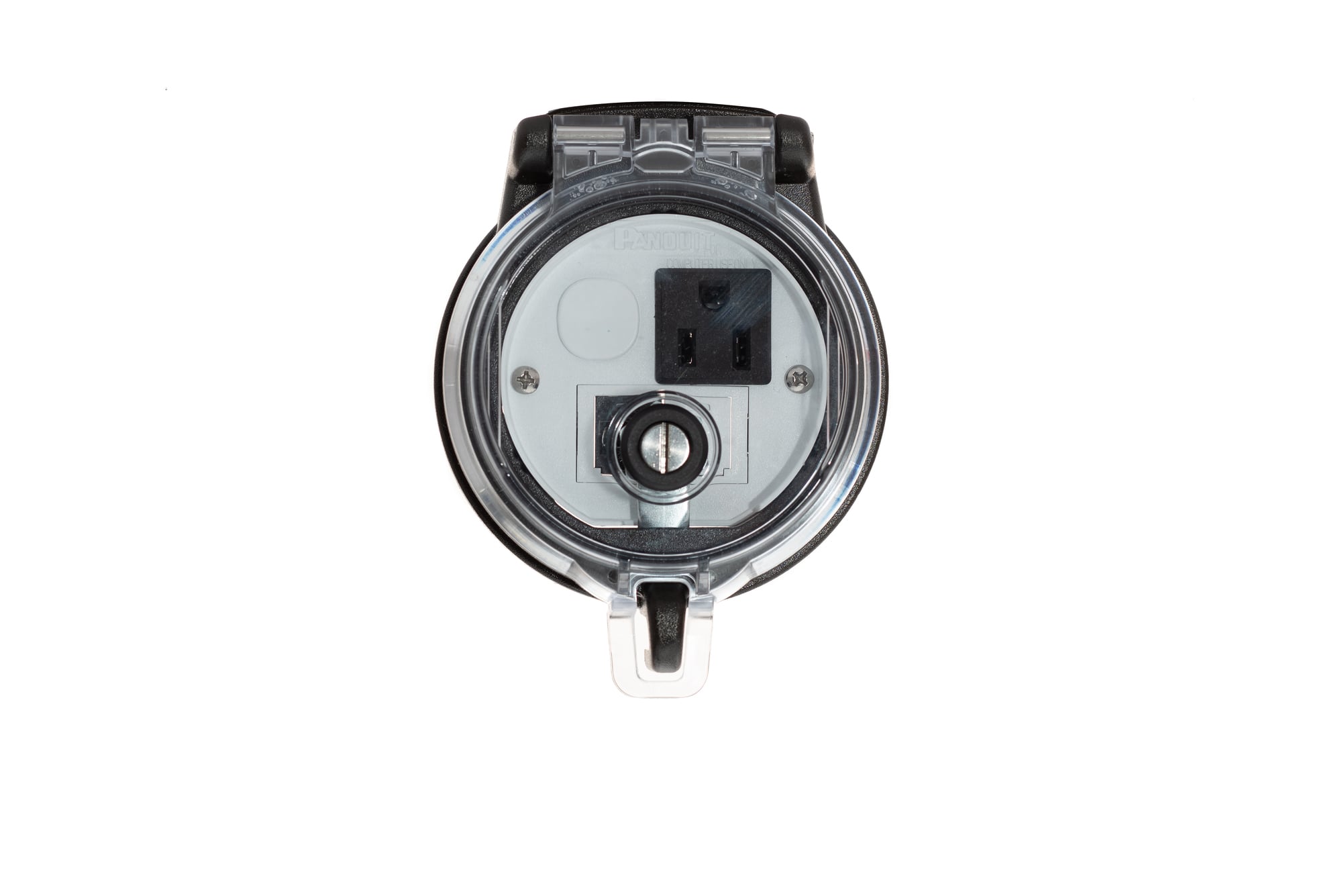 Data Access Port, 3in. Base, Simplex Out