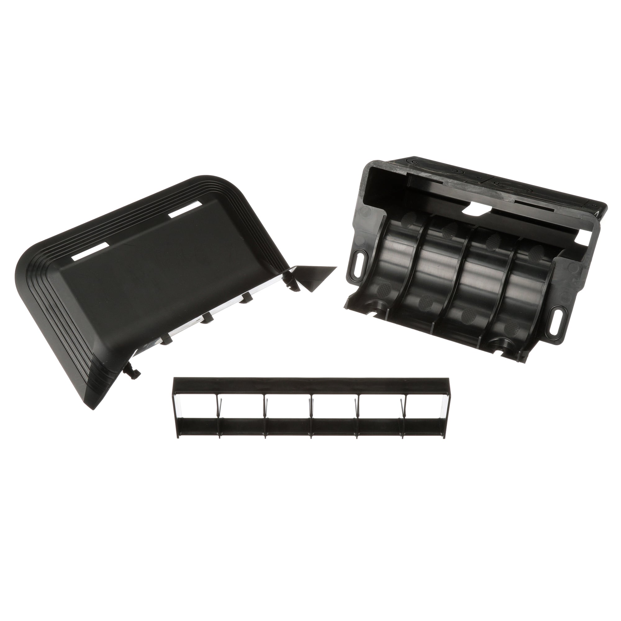 AFR4WTRIW Power Rated Rigid Wall Transition Fitting, For Use With Pan-Way Above Floor Raceway System, PVC, Off White