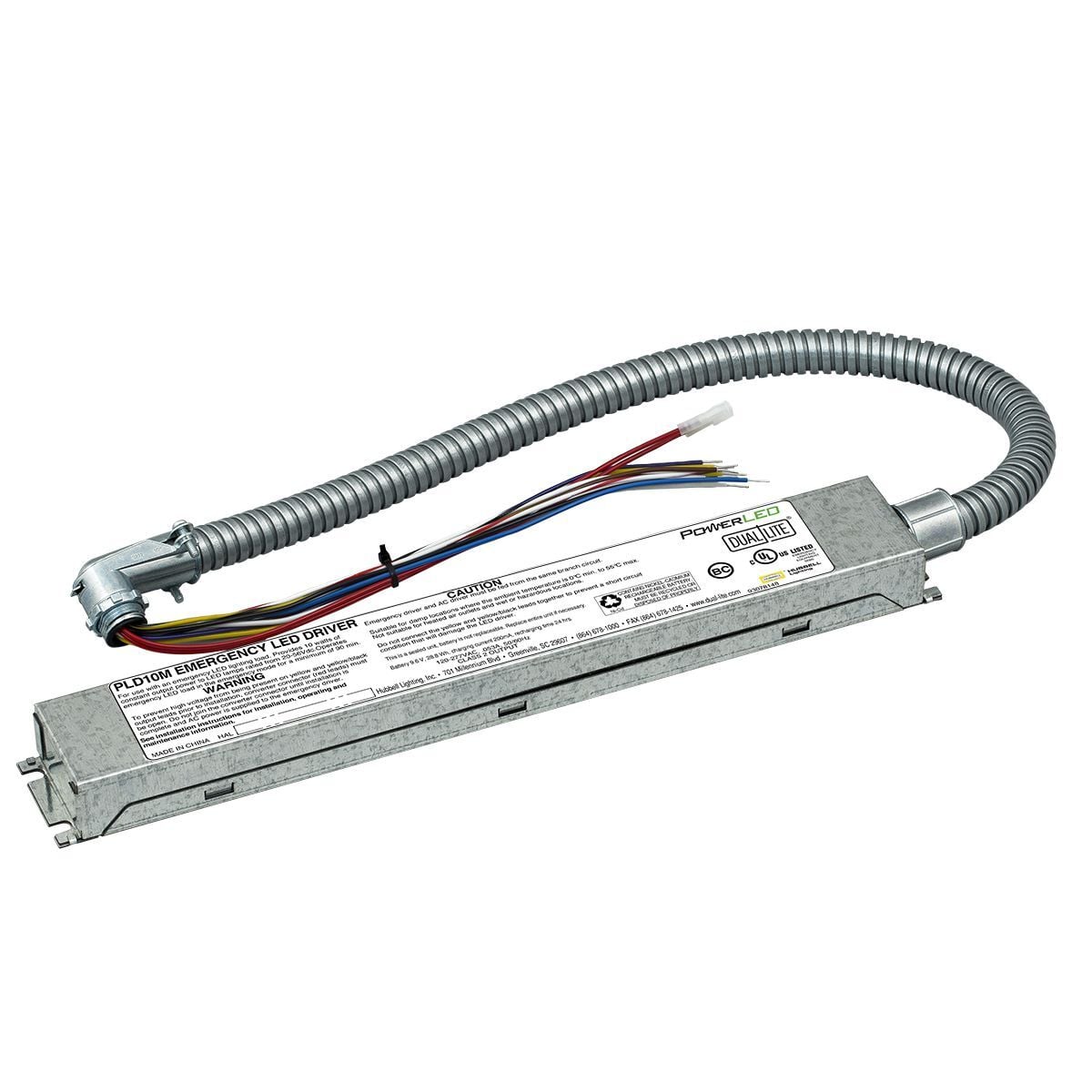 Emergency LED Battery Pack, Lamp Type: LED, Lamp Wattage: 10 W, N/A, Battery Type: Nickel Cadmium (Maintenance Free), Damp Location, 120-277 V, Output Voltage: 20-56 VDC.
