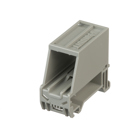 Shielded DIN Rail Mount Adapter with lab