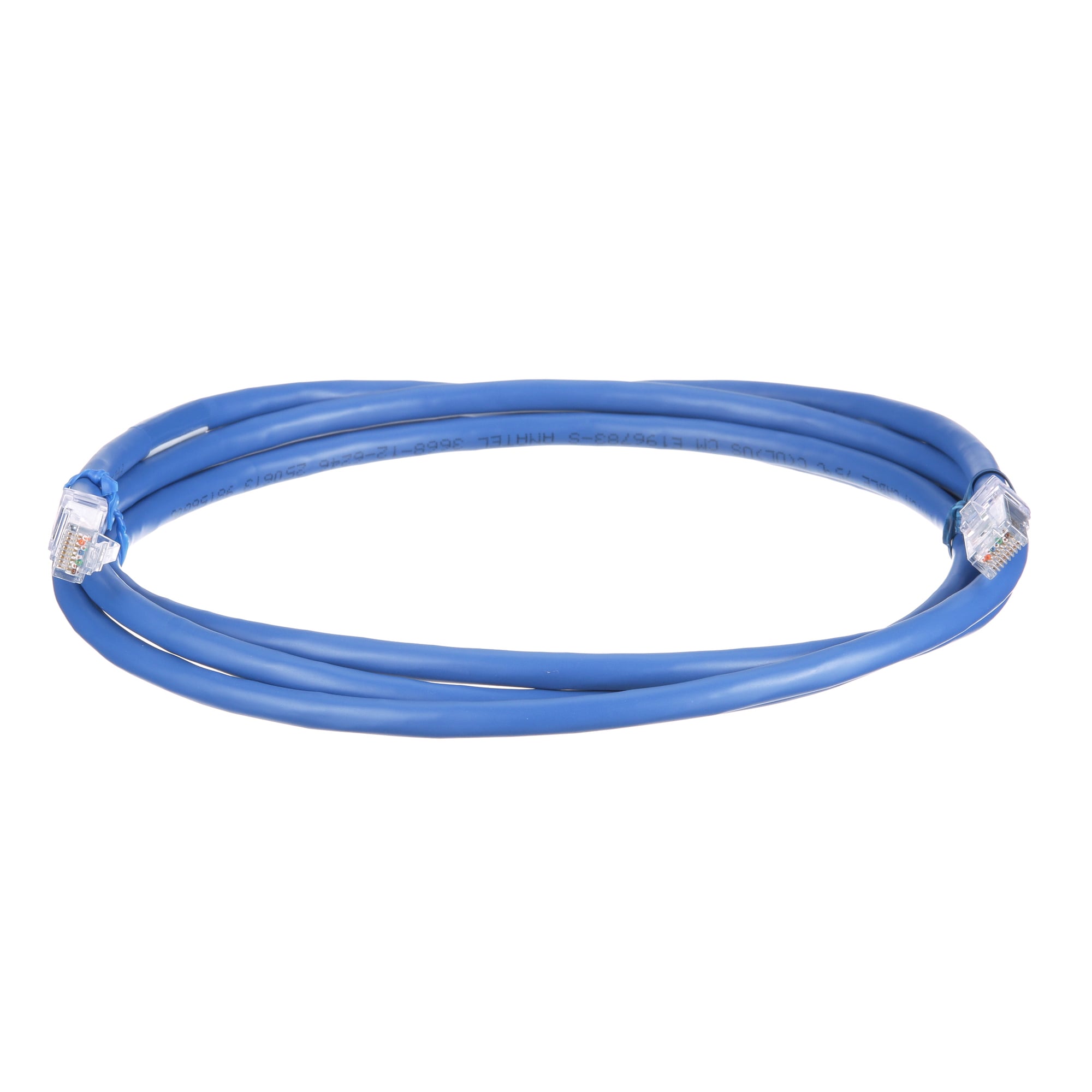 Patch cord, 24 AWG, Cat. 6A, RJ45, 12M, Blue