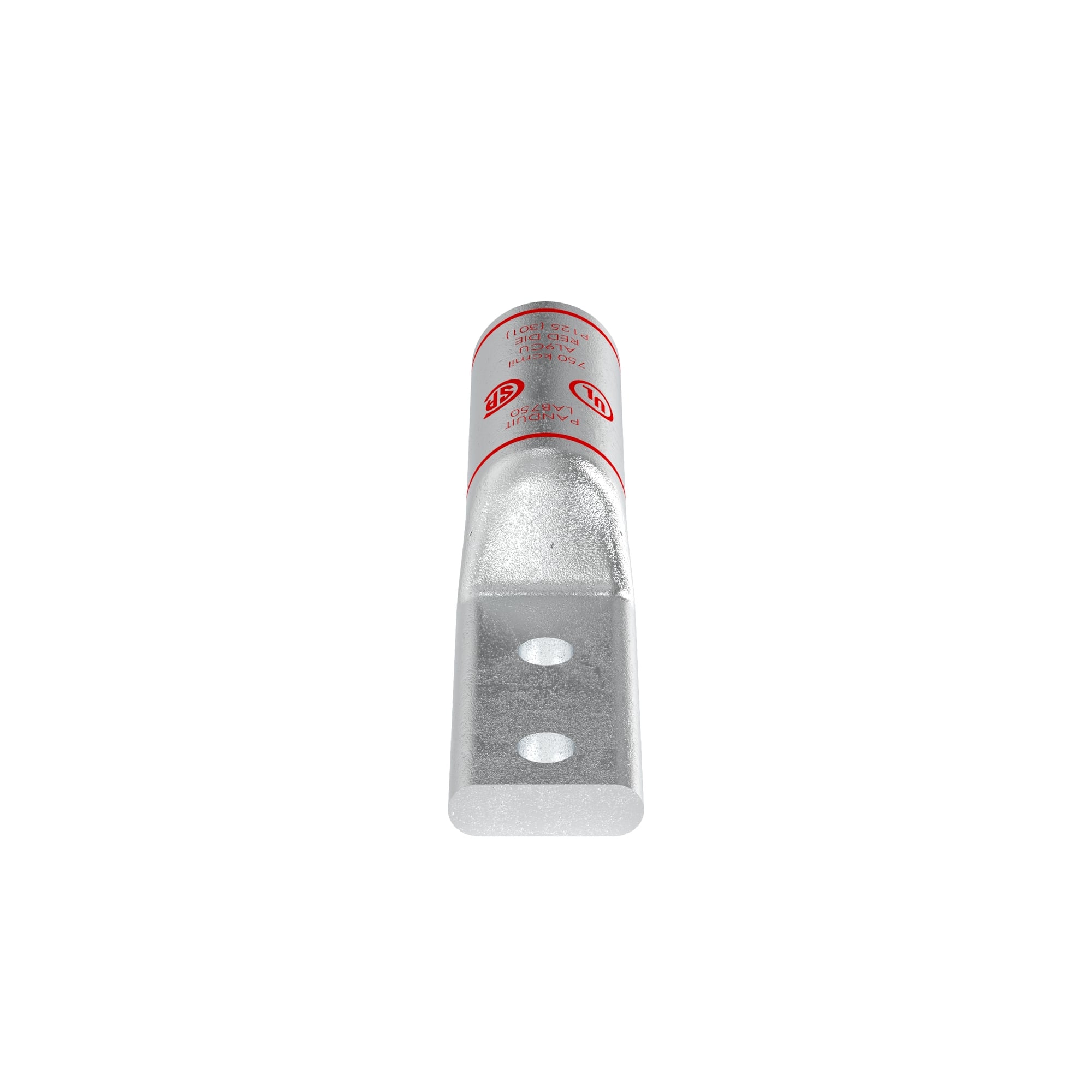 Aluminum Compression Lug, 2 Hole, 750 kc
