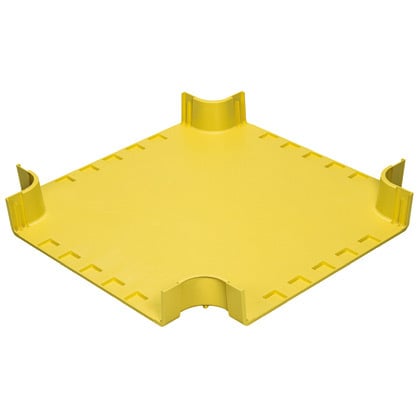 FIBERRUNNER  4- WAY CROSS, ATTACHES TO 24" X 4" CHANNELS
