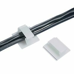 BevelEntryCordClip,Adh,.62"Bdl,BL,PK50