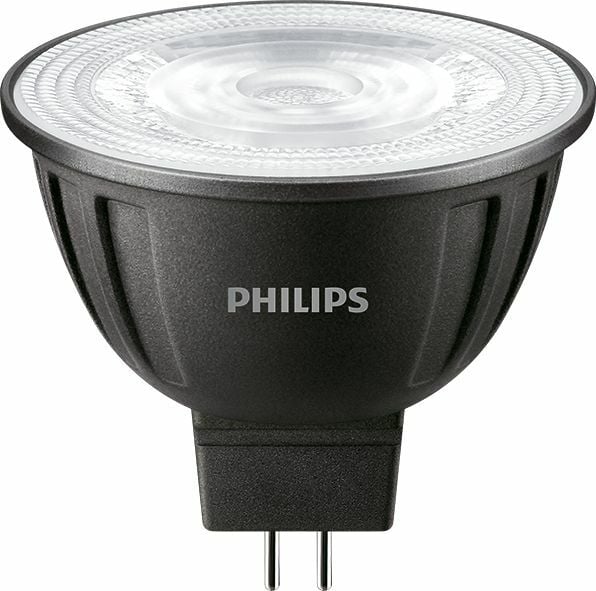 The Perfect LED Spot solution Up to 80% energy saving compared with halogen lamps and lower maintenance costs;Easy to replace/retro-fit. Broad compatibility with transformers;Perfect fit in most current Halogen fixtures Philips LED MR-16 lamps with single optic technology provide the look and color quality of traditional halogens while using a fraction of the energy. A perfect fit for spot lighting, they are compatible with most existing fixtures with MR16 GU5.3 holders and are designed as a retrofit replacement for halogen or incandescent spots. Ranging between 15,000 to 40,000 hour LED Lifetime;Easy to replace/retro-fit- Perfect fit in most current Halogen fixtures. Title 20 & Title 24 JA8 compliant versions options are available;Optimized look and feel of product;Compatible with most commonly available halogen transformers;Ranging between 3-year to 5-year limited component warranty depending upon operating hours Hotels, restaurants, bars, cafs, museums, shops;Lobbies, corridors, stairwells, washrooms, reception areas , exhibitions, display cabinets