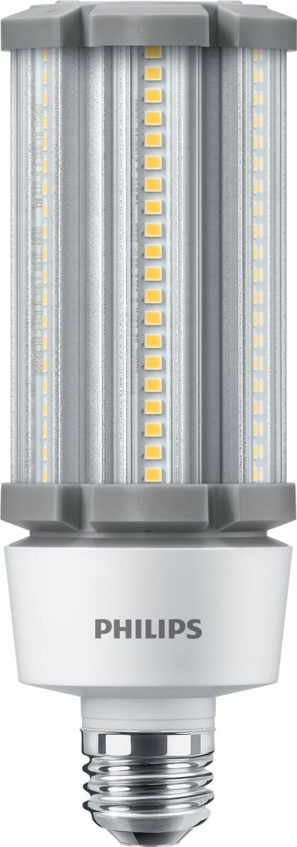 Philips Corn Cob HID replacement lamps are perfect LED replacement for a variety of outdoor applications.  High intensity illumination, which means you get added visibility for applications like streets, public areas, and much more for a fraction of the energy used by conventional HID.